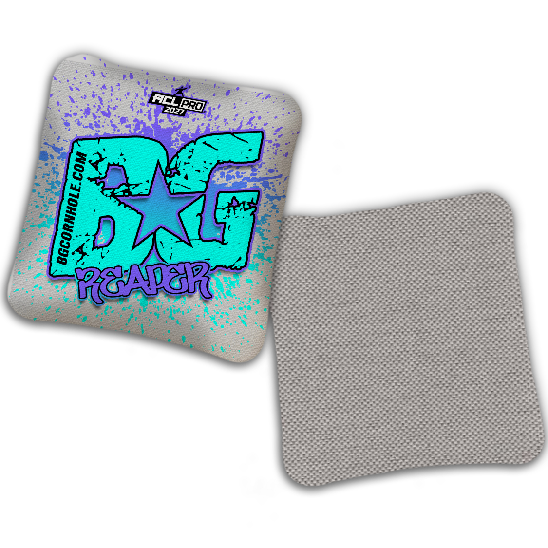 2027 ACL - BG Multiple Bag Models "PAINT SPLATTER" - Pro Stamped Cornhole Bags - SET OF 4 BAGS