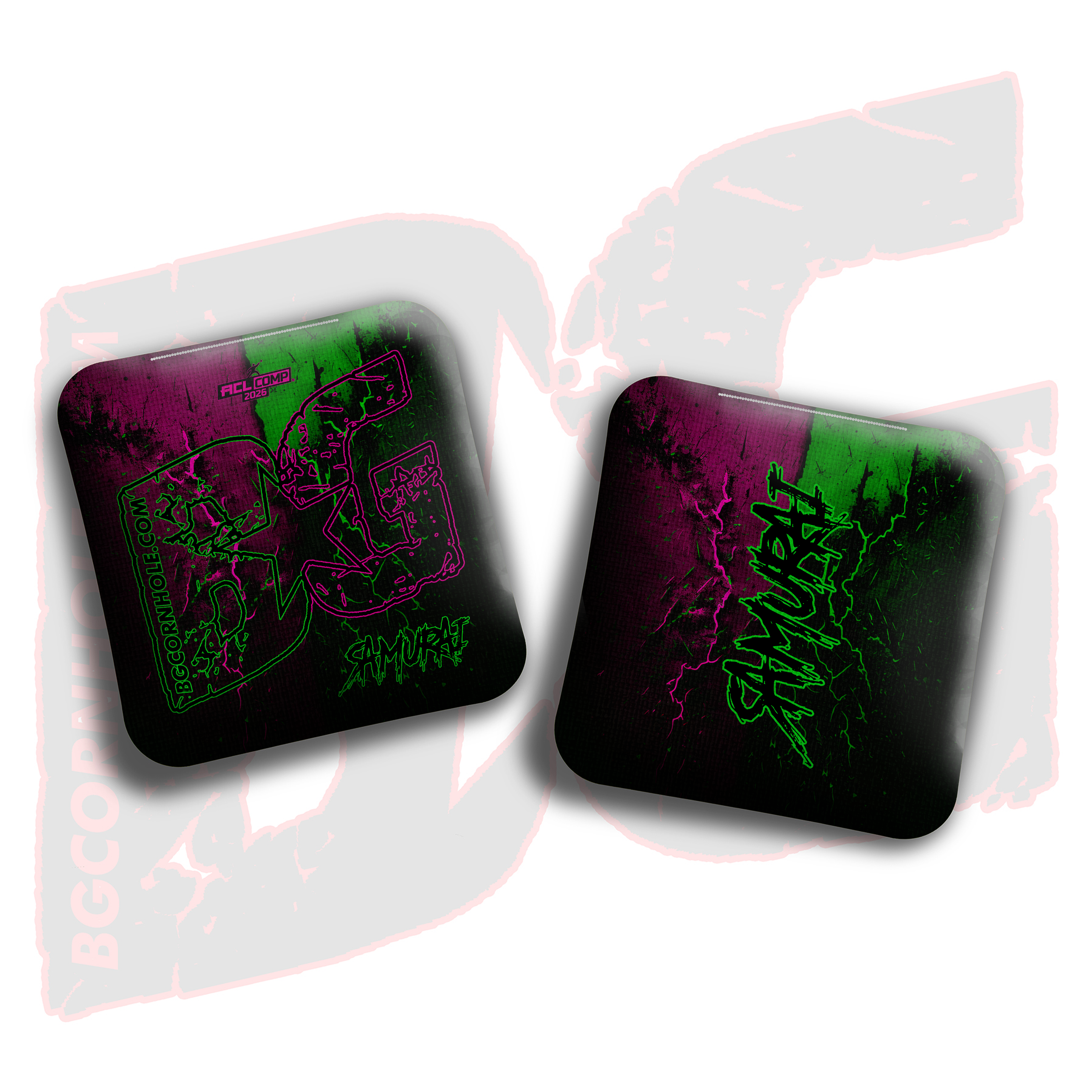 2026 BG Multiple Bag Models - "Devour" - ACL Comp Stamped Cornhole Bags - SET OF 4 BAGS