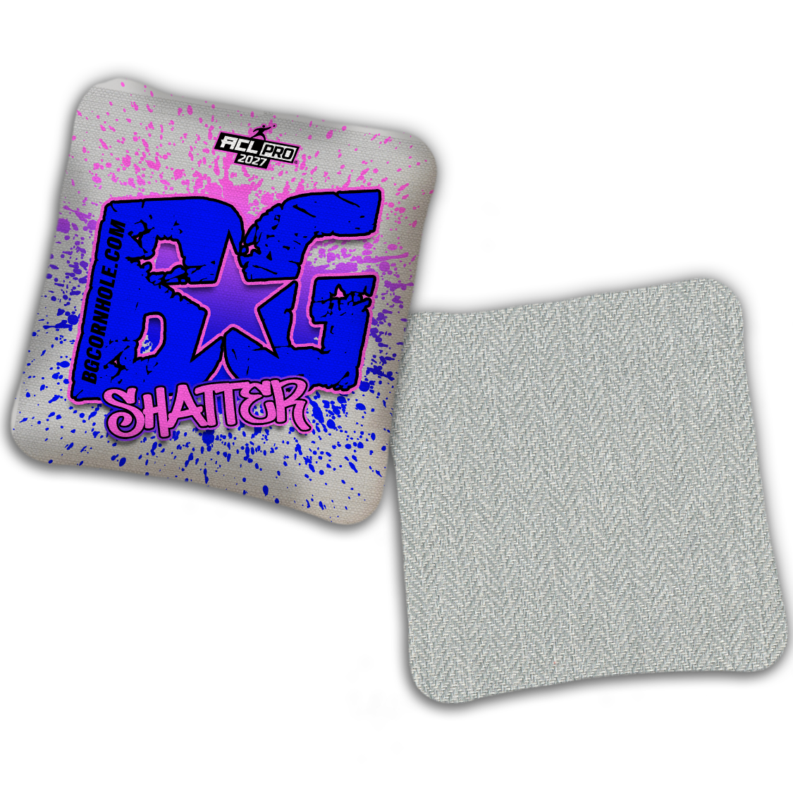 2027 ACL - BG Multiple Bag Models "PAINT SPLATTER" - Pro Stamped Cornhole Bags - SET OF 4 BAGS