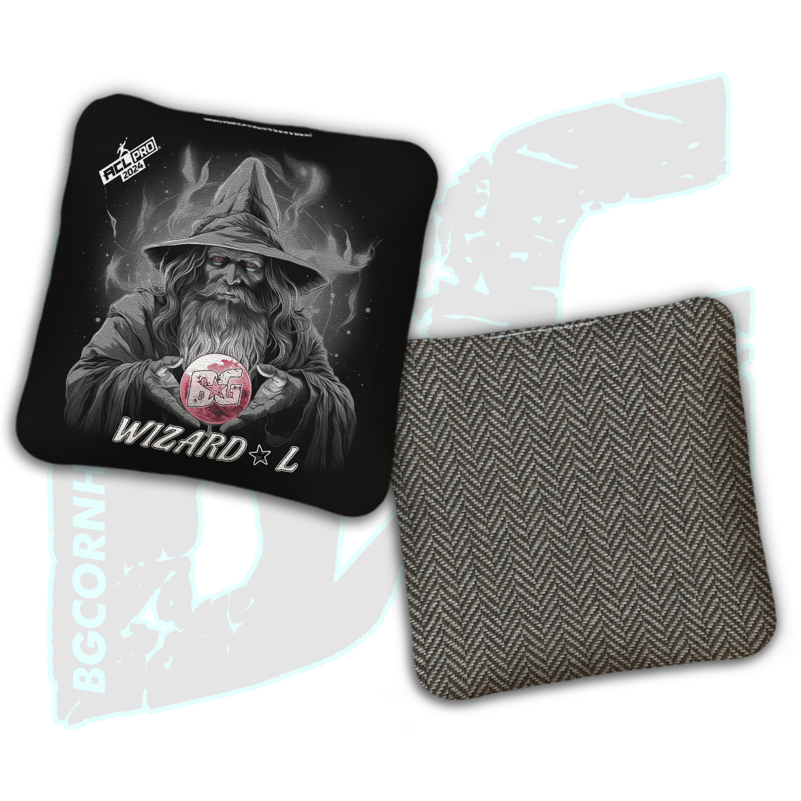 2026 BG Wizard L "Wizard Crystal" - ACL Pro Stamped Cornhole Bags - SET OF 4 BAGS