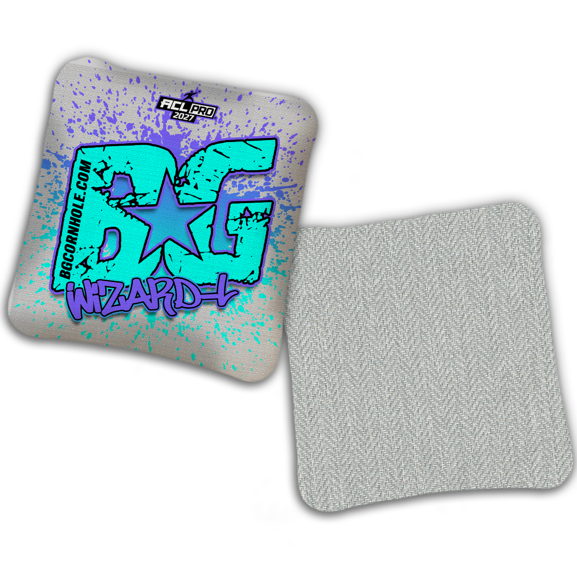 2027 ACL - BG Multiple Bag Models "PAINT SPLATTER" - Pro Stamped Cornhole Bags - SET OF 4 BAGS