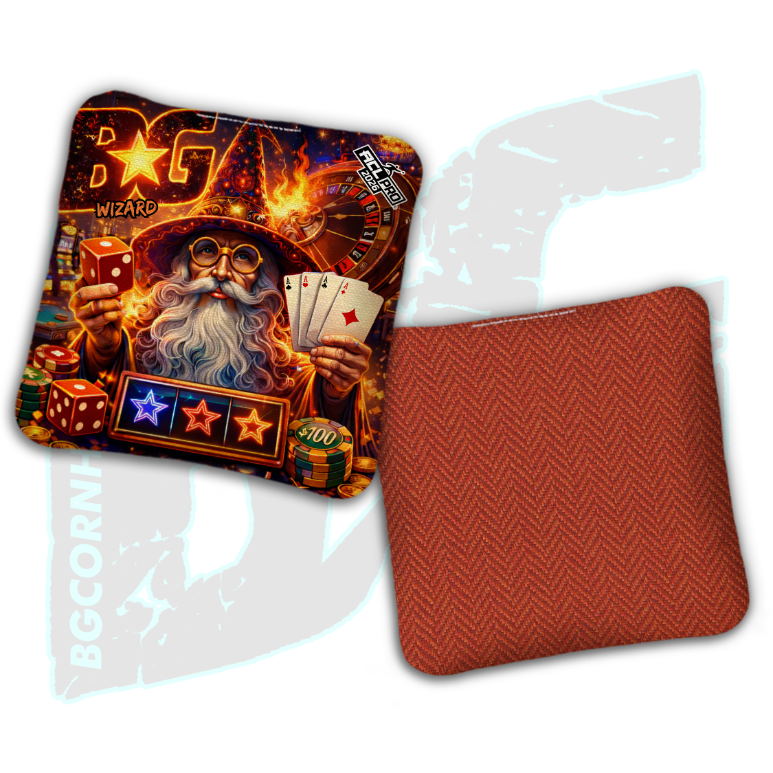 2026 BG Multiple Bag Models "Wager" - ACL Pro Stamped Cornhole Bags - SET OF 4 BAGS